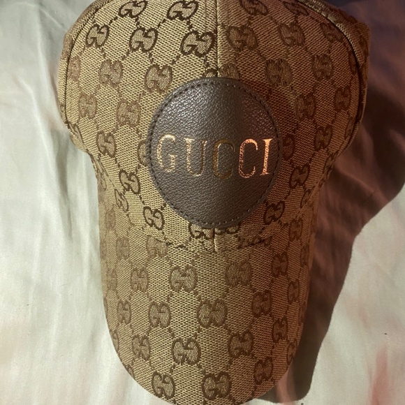 Authentic canvas gucci hat, brown - Picture 2 of 4